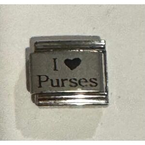 I Love Purses Italian‎ Charm Link European Bracelet Jewelry